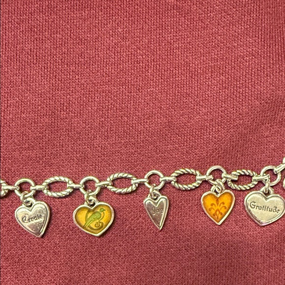 Silver Heart Charm Bracelet - Picture 5 of 7